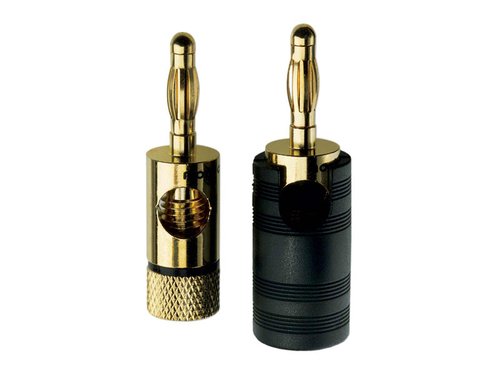In-akustik Premium Multicontact Banana Plugs Set of 4