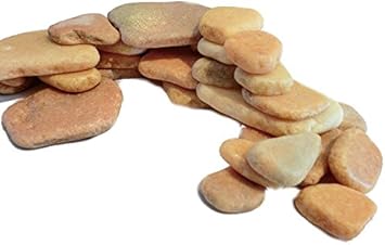 Nano Deko Steine "apricot" 1kg: Amazon.de: Haustier