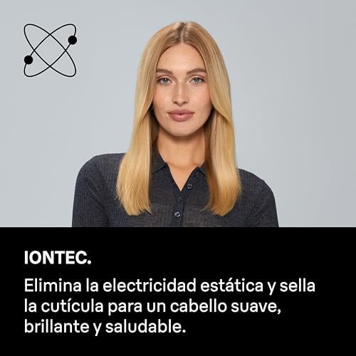 Braun HD2.21 Secador de cabelo – Secador potente com difusor e bico de secagem, tecnologia IONTEC, motor de 2200 W, 3 definições de temperatura e 2 de velocidade, acabamento branco brilhante – BRHD226E