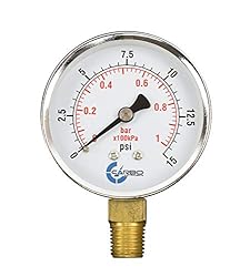 CARBO Instruments 2-1/2" Pressure Gauge, Chrome