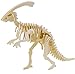 WISDOMTOY 3D Wooden Simulation Animal Dinosaur Assembly Puzzle Model Toy for Kids and Adults, 6-piece Set