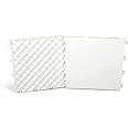 Snipers Edge Hockey - Dryland Slick Tiles - 20 White 12" by 12" Squares - Simulates Real Ice, Easy to Assemble, Premium Grade UV Coating for Protection