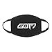 Fanstown GOT7 Fashion Mouth Mask Black with lomo Card#1