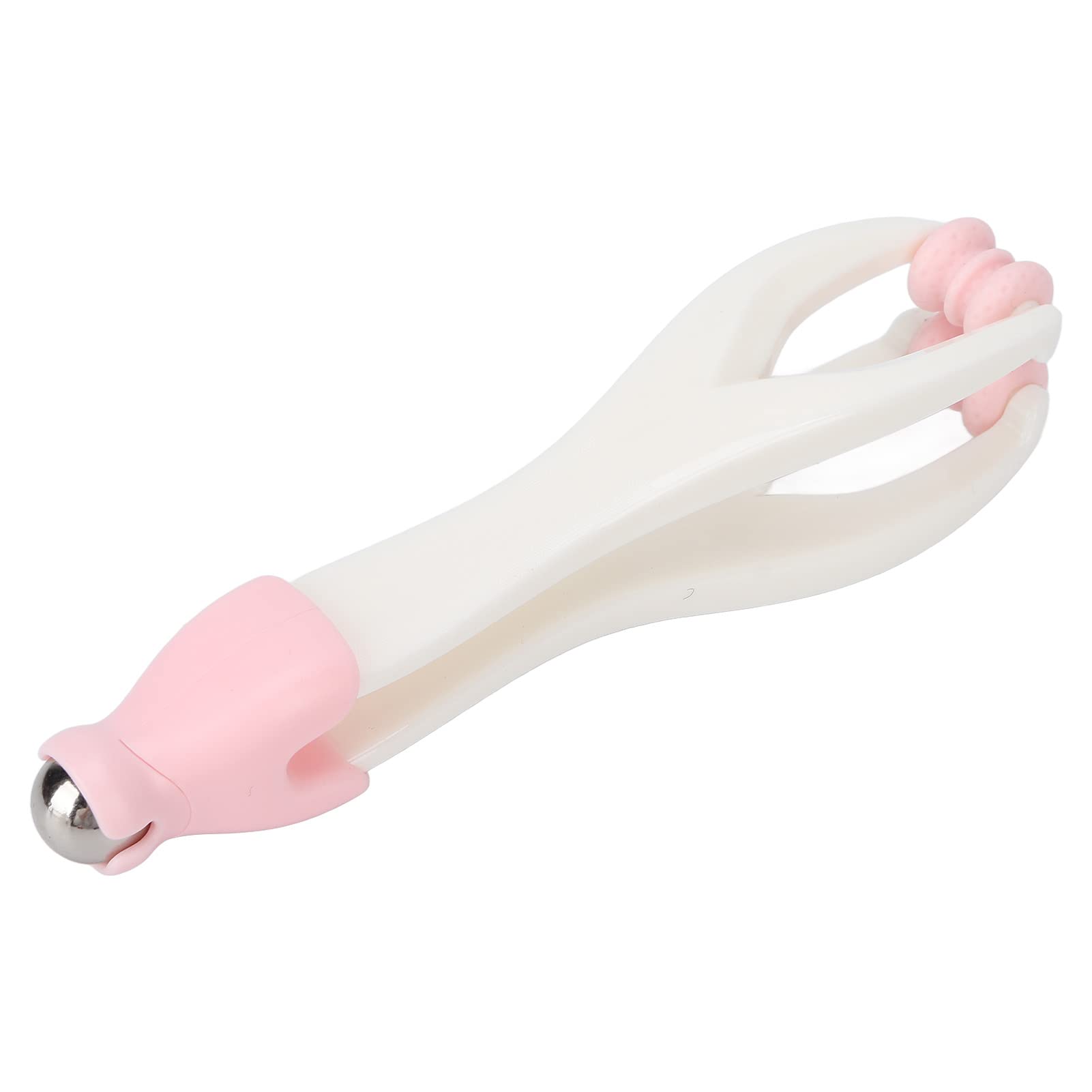Hand Operated Finger Massage Roller, Closed Finger Arthritis Curved Massage Roller for Women Pink