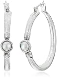 Lucky Brand Pearl Mini Hoop Earrings