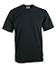Men's proclub Heavy Weight solid crewneck short sleeve shirts Black XL