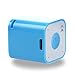 WONFAST® Portable Mini Color Led Changeable Wireless Bluetooth Speakers with Microphone Support TF Card for iPhone 6 6S Plus 5S Samsung Galaxy S7/S7 Edge(Blue)