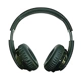 iBucks Bluetooth Stereo Wireless Headphone (Black) w/Built-in Microphone BT v2 Headset Powerful Bass Enjoy Your Music Over-ear Headphones