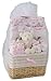 Big Oshi Baby Essentials 10 Piece Layette Basket Gift Set, Pink, 0-6 Months