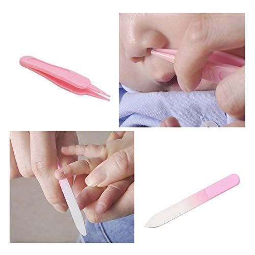 Baby Manicure Set | 4-in-1 Baby Grooming Kit, Baby Nail Clippers, Scissor, File & Tweezer | Baby Nail Care Kit for Newborn, Infant & Toddler