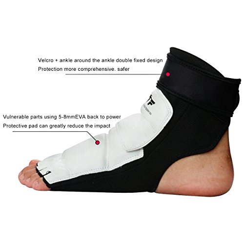 Sinolofty Taekwondo Feet Protector Gear Ankle Brace Support Pad Guard