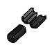 Gino 10 Pcs Movable 7mm Inner Diameter Black Ferrite Core Ring Cable Clip UF70B