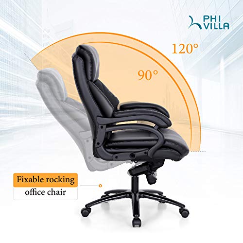 PHI VILLA Office Chair with High Back,Ergonomic Desk Chair with Massage Lumbar Support,Executive Office Chair with… - Image 4