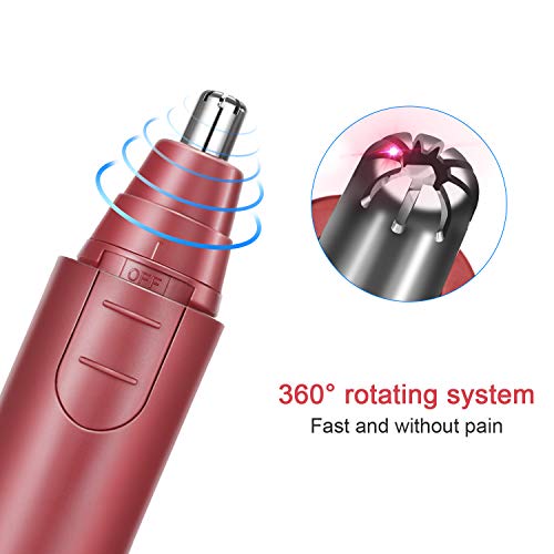 Liberex Nose Hair Trimmer Painless Ear Facial Hair Removal Clipper