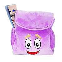 Dora EXPLORER Backpack Rescue Pack with map,Pre-Kindergarten Toys (Crystal purple-2)
