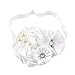 Ealitak EUOTEO ReNext Baby White Headbands,Baby Girl Flower Headbands,Newborn Headbands,Baby Bows