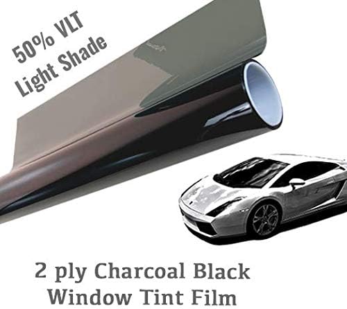 The Online Liquidator 30" x20' feet Black Window Tint Film Roll - Light Shade 50% VLT for Car and Residential Privacy Glass Easy DIY