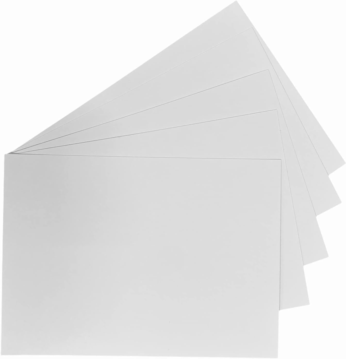 DJP A6 Plain Index Record Revision Cards, Postcard Blank Card Art Crafting Thick Card Cardstock, 240gsm (100)