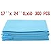 Giantex Puppy Pee Pads 300 Count, 24''x17'' Dog Potty Pads, Powerful Absorbency, 5-Layer Design, Leak-Proof Disposable Pet Piddle Training Pad for Dogs Doggie Cats Rabbits
