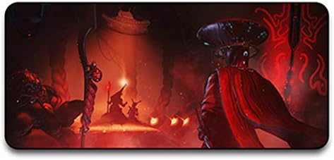 GUOFENG Game War Mouse Pad Warframe Star Wars Oversized Padded Seam Around Laptop Desk Mat 700 * 300 * 3mm Keyboard Desk Pad