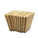 COOLOOdirect 10 Pieces Natural Pine Wood Rectangle Board Panel for Arts Craft - 10cm x 4cm x 0.6cm (3.93x1.57x0.24inch)