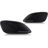 For Toyota Yaris Fog Light Cover 2007 08 09 10 11 2012 Driver and Passenger Side Pair/Set | Grille Bezel | Sedan | Primed | TO2598105, TO2599105 | 5212852100, 5212752390