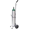 Single Cylinder D/E Oxygen Cylinder Cart
