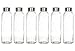 Estilo Glass Water Bottles 16 oz, Stainless Steel Cap - Case of 6
