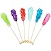 Assorted Rock Candy Sticks - Unwrapped 72CT Box