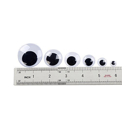 DECORA 600 Pieces Big Googly Eyes for Scrapbooking and Crafts Decorations