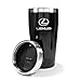 Lexus Logo Black Stainless Steel Tumbler, 14oz