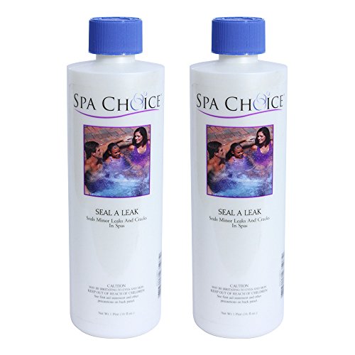 SpaChoice 472-3-5071-02 Seal-a-Leak Minor Cracks and Leaks Repairing Solution for Spas and Hot Tubs, 1-Pint, 2-Pack