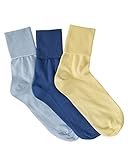National Comfort Plus Cotton Socks, Assorted 2, 8, 3-pk