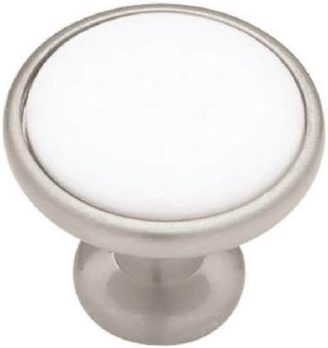 1-1/4-Inch Ceramic Insert Cabinet Hardware Knob, Packaging May Vary