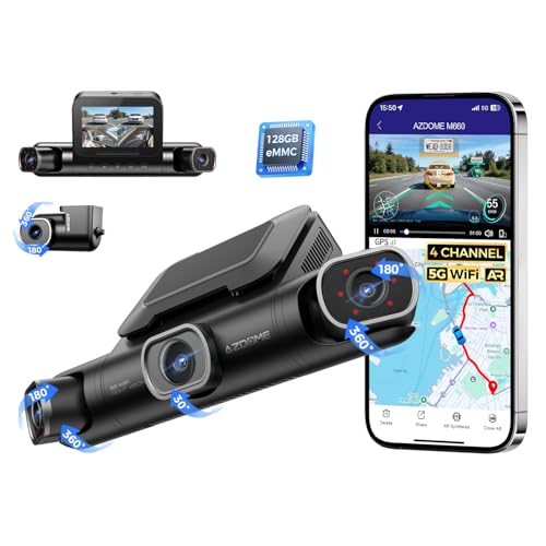 AZDOME M660 4 Channel Dash Cam