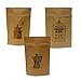 AwePackage 2 oz Stand up Zipper Pouch Bag - FDA and USDA compliant Heavy Barrier 4X6X2 Inch (50, Natural Kraft)