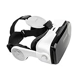 Electronix Express 78HXYZ4VR$$ 3D VR Headset with Stereo Headphone Compatible with IOS & Android 3.5"-6.0" Cellphones (black with headphone)