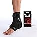 Venom Neoprene Ankle Brace Lace Up Support - Adjustable Stabilizers & Elastic Compression for Sprained Foot, Tendonitis, Basketball, Volleyball, Soccer, MMA, Athletics, Running, Sports, Men, Women