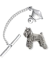 Schnauzer Dog Pewter Tie Tack, Tie Pin, Jewelry, D458TT