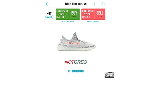 yeezy blue tint amazon