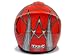 Youth Kids Red Spider Net Dirt Bike Motocross MX Dirt Bike ATV Off-Road Helmet DOT (Small)