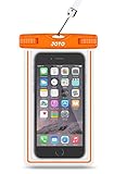 Universal Waterproof Case, JOTO Cellphone Dry Bag for Apple iPhone 7 6S plus 6 SE 5S, Samsung Galaxy S6, Note 5 4, HTC LG Sony Nokia Motorola up to 6.0" diagonal (Orange)