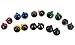 BESTCYC 80Pcs 8 Colors 12mm in a Box Assorted Colors Safety Eyes Set Plastic Safety Eyes Plastic Eyes with Washers for Doll, Puppet, Plush Animal
