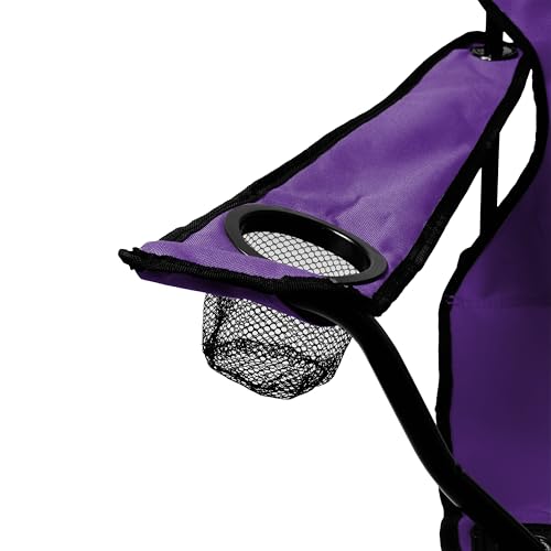 Logo Brands NCAA East Carolina Pirates Quad Chair, Unisex Adult Chair with One Cup Holder, Team Color, One Size