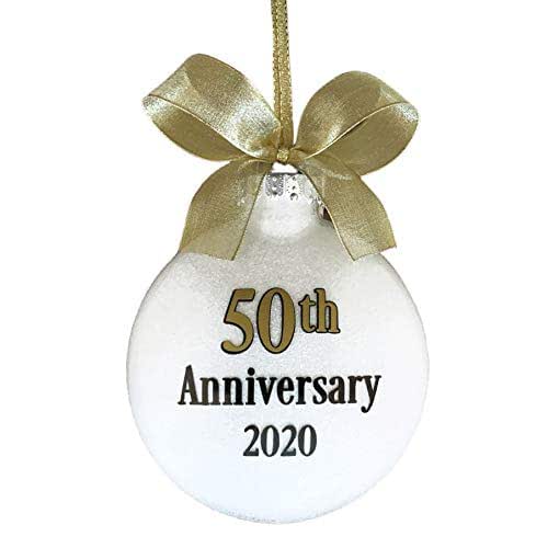 50th Wedding Anniversary Ornament, 50th