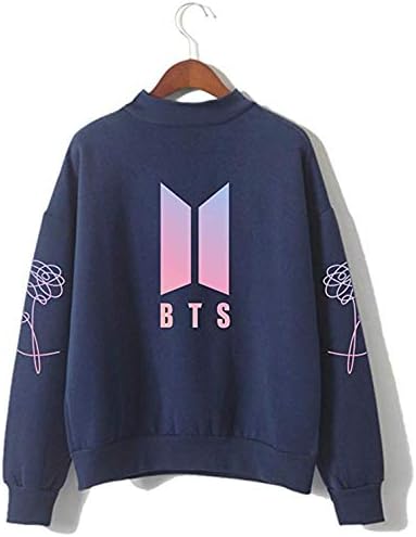 Formesy Unisex BTS Hoodies Bangtan Boys Love Yourself BTS Jumper Turtleneck Sweatshirt Army Suga Jin Jimin Jung Kook J-Hope Rap-Monster V