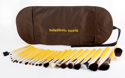 Bdellium Tools Professional Makeup Studio Line Luxury 24pc. Brush Set with Roll-Up Pouch