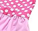 Attraco Baby Girls One Piece Skirt Swimsuit Toddler Swimwear Polka Dot Ruffle