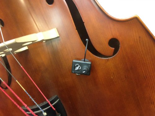 CELLO PICKUP, with FLEXIBLE MICRO-GOOSE NECK by Myers Pickups ~ See it in ACTION! Copy and paste: myerspickups.com. All Cello Pickups include our NEW "ARC" Adjustable Ratchet Clip with Rubber Pads!!!