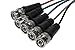 AYA 10Ft (10 Feet) Coaxial HD15 VGA to 5 BNC RGBHV Male to Male Cable with Ferrites
